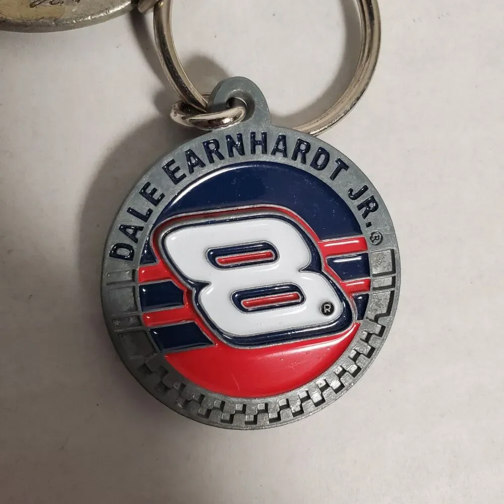 Dale Earnhardt‎ Jr NASCAR Keychains Lot of 2 Budweiser #8 Collectible Vintage